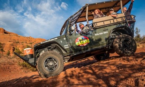 Join Arizona Safari Jeep Tours for an unforgettable Sedona red-rock adventure! Experience Sedona with the locals. Our patented Jeep Gladiators are comfy, roomy, and a blast to ride in and around the Sedona trails!
