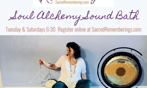 As the session begins, you will be invited to anoint yourself with pure plant essences to support your intention and soul transformation. Then Priscilla will provide a short guided meditation to help you settle in and gather your energy, followed by a sou