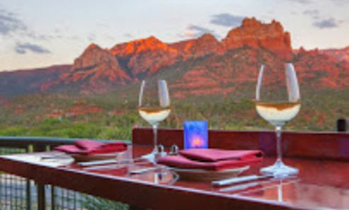 Enjoy amazing dining views from our Patio!