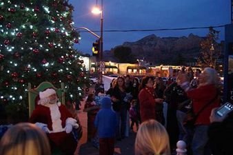 Sedona’s Tree Lighting & Santa Visit