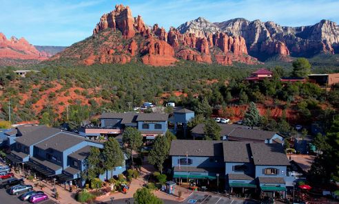Welcome to Hillside Sedona – where the magic happens for locals and visitors! Hillside is the perfect blend of shopping, dining, and art. Picture this: you, surrounded by the beauty of nature's canvas, with the iconic kinetic wind sculptures adding their